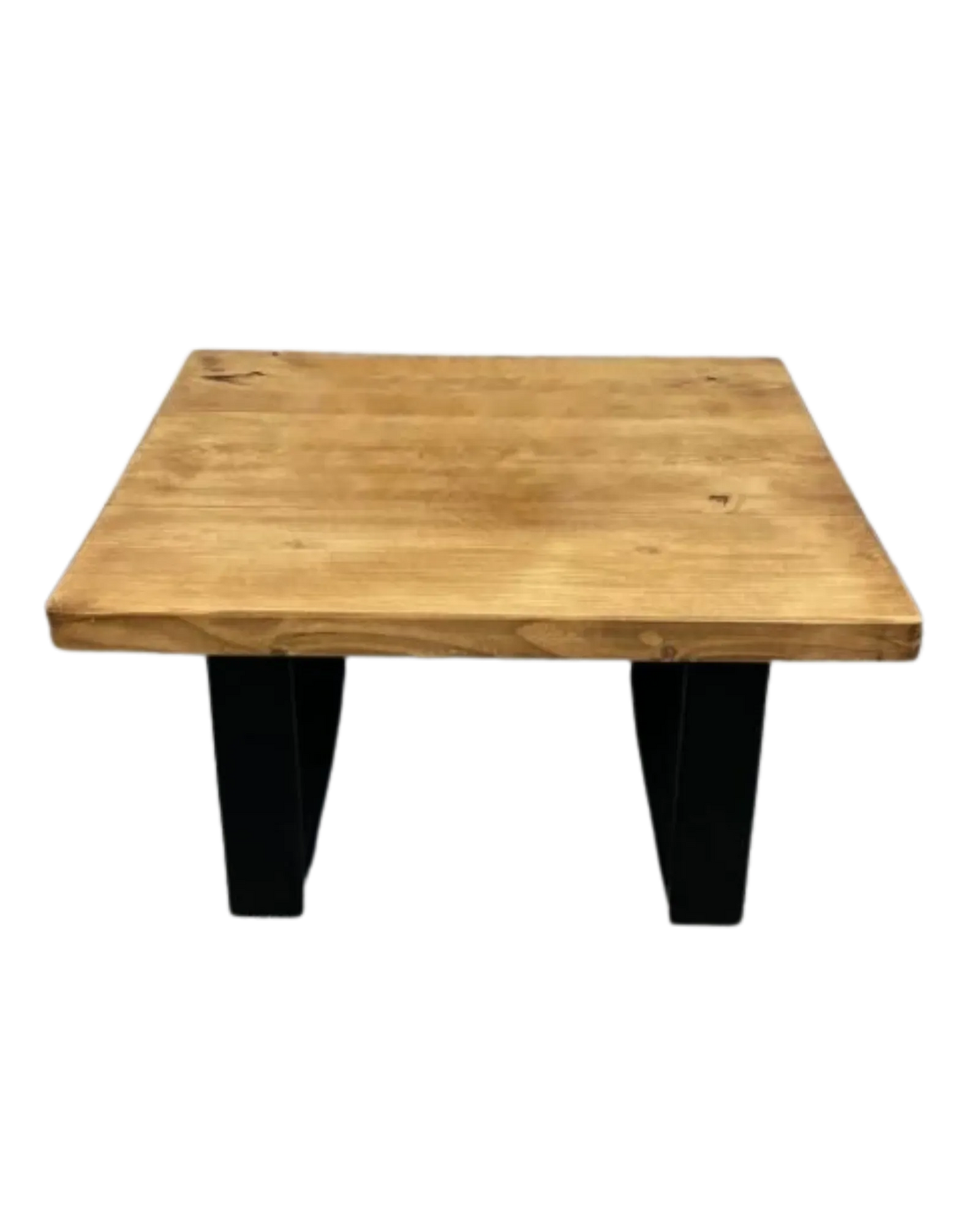 000.020  Square coffee table with square box section legs