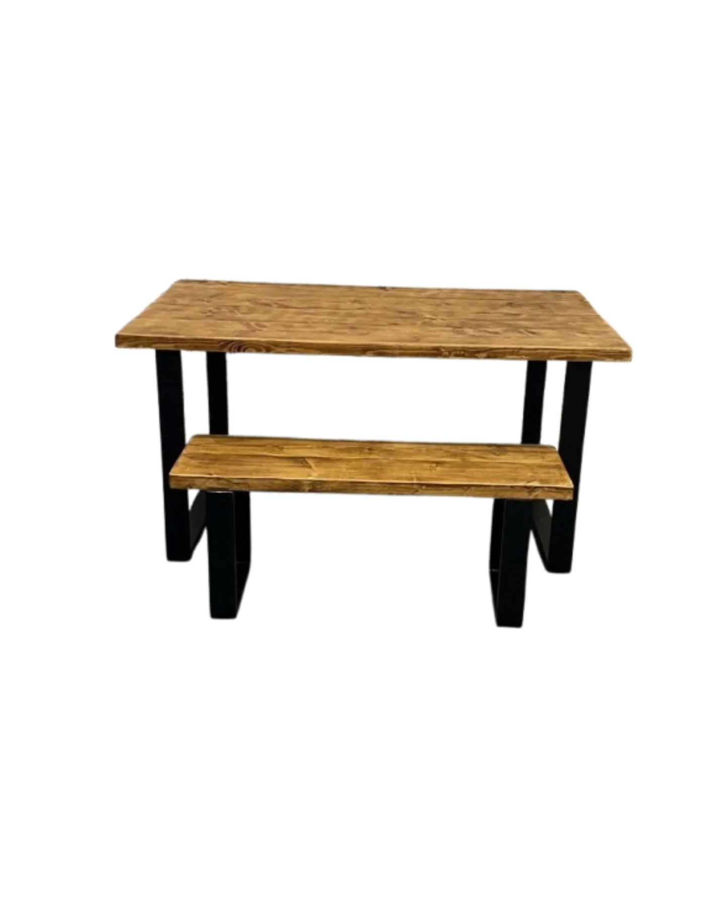 000.035  Dining Table Rustic Industrial Large Family