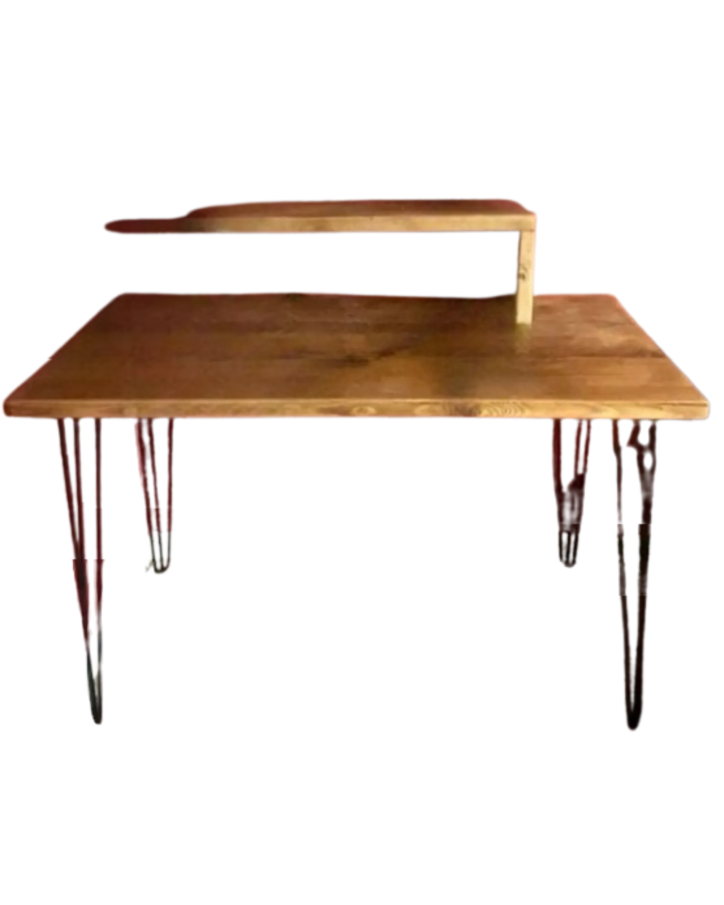 000.048  Desk with Hairpin Legs - Classic Rustic Industrial