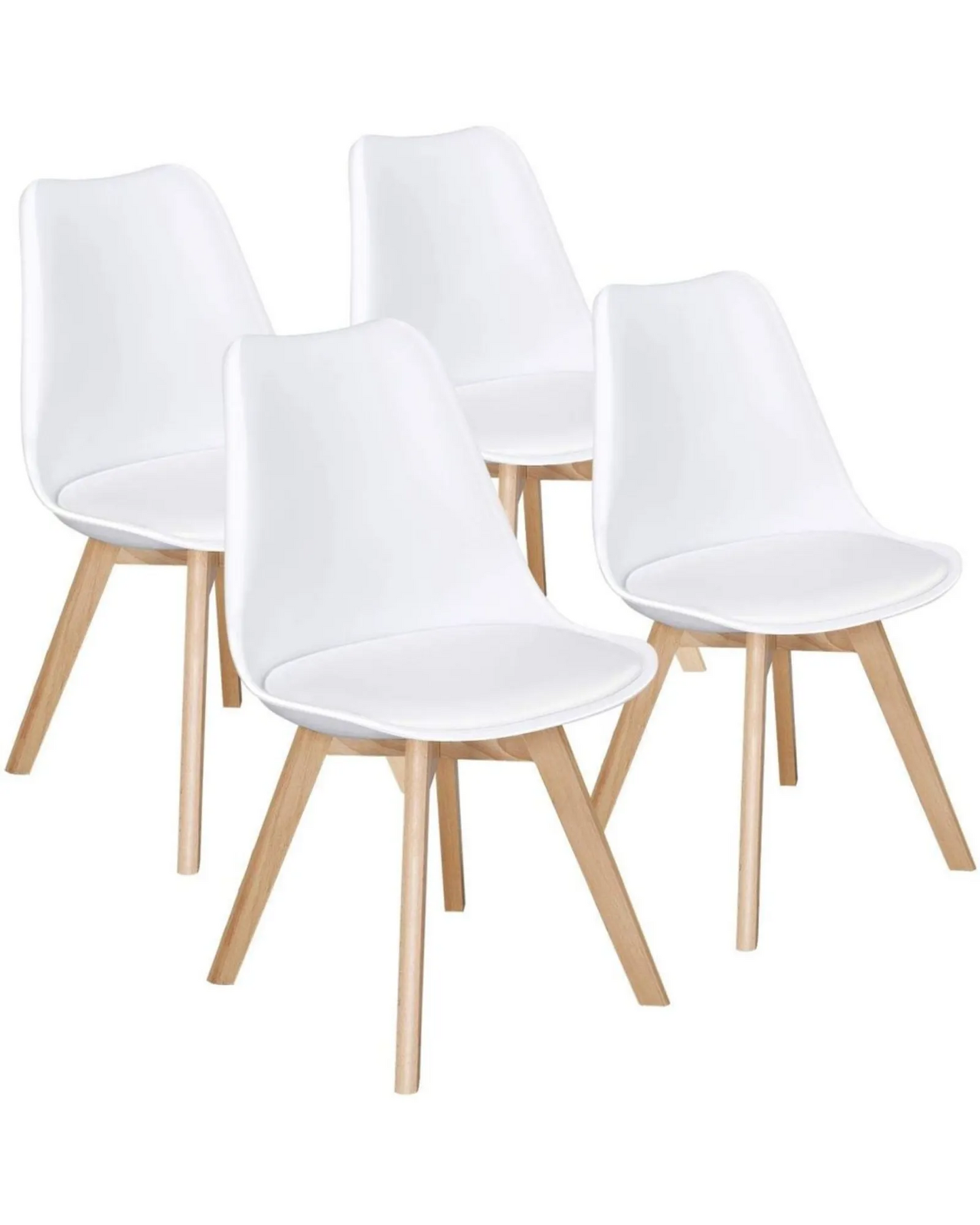 000.062  Padded Dining Chairs (Set of 4)