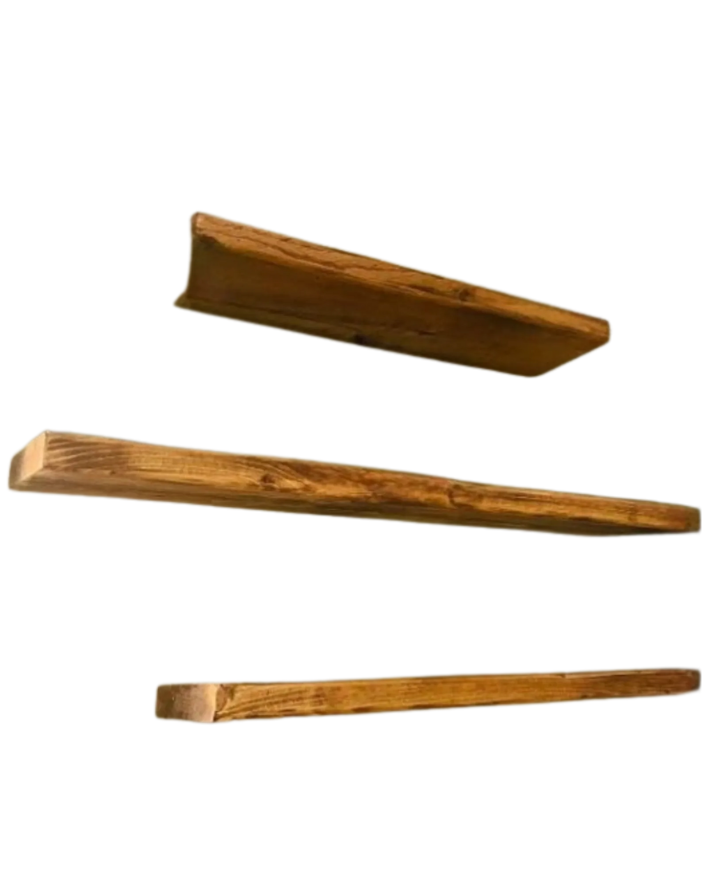 000.073  Floating Shelves Rustic Solid Wood with brackets